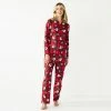 Licensed Character Disney's Mickey Mouse Women's Jammies For Your Families® "Holiday Party Mickey" Print Pajama Set -Licensed Character Shop unnamed file 10