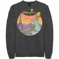 Licensed Character Men's Disney / Pixar Ratatouille Over Look Paris Sweatshirt Red -Licensed Character Shop unnamed file 10052