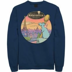 Licensed Character Men's Disney / Pixar Ratatouille Over Look Paris Sweatshirt Red -Licensed Character Shop unnamed file 10054