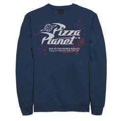 Licensed Character Men's Disney / Pixar Toy Story Vintage Pizza Planet Logo Sweatshirt Navy -Licensed Character Shop unnamed file 10074