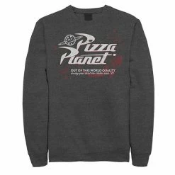 Licensed Character Men's Disney / Pixar Toy Story Vintage Pizza Planet Logo Sweatshirt Navy -Licensed Character Shop unnamed file 10077