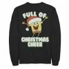 Licensed Character Men's SpongeBob SquarePants Full Of Cheer Sweatshirt Athletic Heather -Licensed Character Shop unnamed file 10078