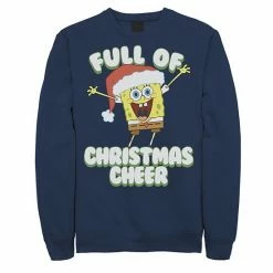 Licensed Character Men's SpongeBob SquarePants Full Of Cheer Sweatshirt Athletic Heather 10 Licensed Character Men's SpongeBob SquarePants Full Of Cheer Sweatshirt Athletic Heather -Licensed Character Shop unnamed file 10081