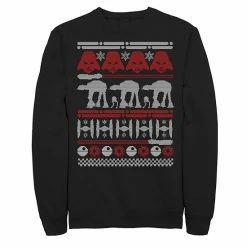 Licensed Character Men's Star Wars Dark Side Ugly Christmas Sweater Style Fleece Red -Licensed Character Shop unnamed file 10093