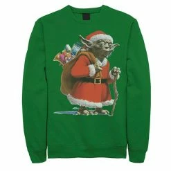 Licensed Character Men's Star Wars Yoda Santa Vintage Fleece White -Licensed Character Shop unnamed file 10095