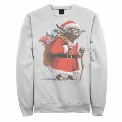 Licensed Character Men's Star Wars Yoda Santa Vintage Fleece White -Licensed Character Shop unnamed file 10097