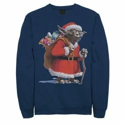 Licensed Character Men's Star Wars Yoda Santa Vintage Fleece White -Licensed Character Shop unnamed file 10098