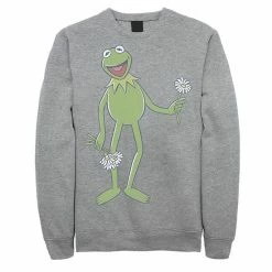 Licensed Character Men's Disney The Muppets Kermit The Frog Portrait Sweatshirt White -Licensed Character Shop unnamed file 10102