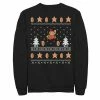 Licensed Character Men's Nintendo Super Mario Christmas Coins Pixels Sweatshirt Kelly -Licensed Character Shop unnamed file 10153