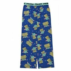 Licensed Character Boys 4-20 The Mandalorian Grogu Aka Baby Yoda "Night Flight" Pajama Pants In Regular & Husky