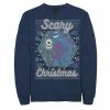 Licensed Character Men's Disney / Pixar Monsters, Inc. Scary Christmas Fleece Kelly