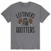 Licensed Character Men's Leftovers Are For Quitters Tee Grey -Licensed Character Shop unnamed file 1028