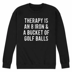 Licensed Character Men's Therapy 8 Iron Golf Sweatshirt