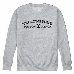 Licensed Character Men's Yellowstone Dutton Logo Sweatshirt