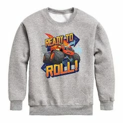 Licensed Character Boys 8-20 Blaze And The Monster Machines Ready To Roll Graphic Sweatshirt