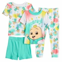 Licensed Character Toddler Cocomelon "Hooray!" Tops & Bottoms Pajama Set