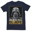 Licensed Character Men's Star Wars Darth Vader El Jefe Portrait Tee Charcoal -Licensed Character Shop unnamed file 10490