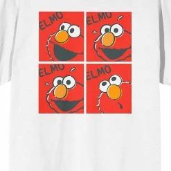Licensed Character Men's Sesame Street Elmo On 4 Tee -Licensed Character Shop unnamed file 10500