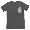 Licensed Character Mens Disney / Pixar Toy Story Woody Faux Pocket Tee Silver