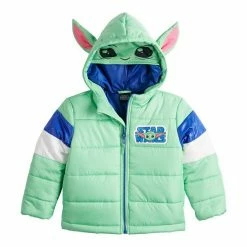 Licensed Character Toddler Boy Star Wars The Mandalorian The Child AKA Baby Yoda Puffer Jacket