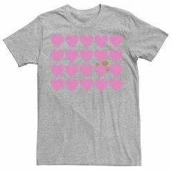 Licensed Character Men's E.T. Peeking Hearts Tee Athletic Heather -Licensed Character Shop unnamed file 10513