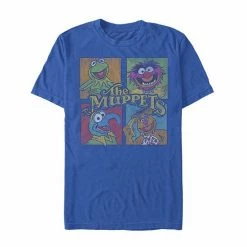Licensed Character Men's Disney Muppets Group Shot Box Up Tee Navy Heather -Licensed Character Shop unnamed file 10532
