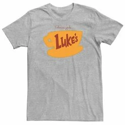 Licensed Character Men's Gilmore Girls Luke's Logo Tee White