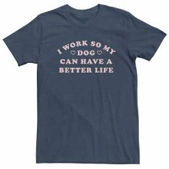 Licensed Character Men's I Work So My Dog Can Have A Better Life Tee Charcoal 7 Licensed Character Men's I Work So My Dog Can Have A Better Life Tee Charcoal -Licensed Character Shop unnamed file 10538