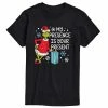 Licensed Character Men's Dr. Seuss Grinch My Presence Is Your Present Tee Black -Licensed Character Shop unnamed file 1054