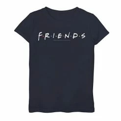 Licensed Character Girls 7-16 Friends Classic Logo Graphic Tee Purple Heather
