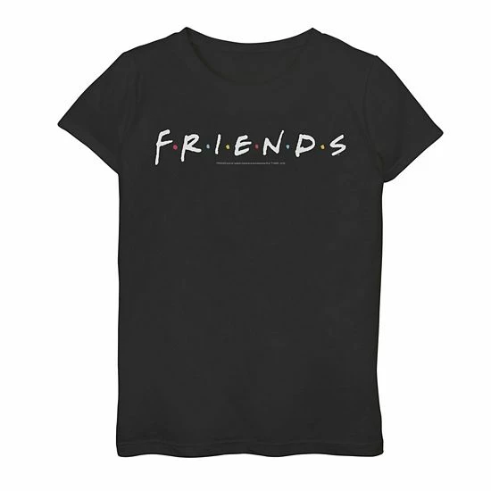 Licensed Character Girls 7-16 Friends Classic Logo Graphic Tee Purple Heather 6 Licensed Character Girls 7-16 Friends Classic Logo Graphic Tee Purple Heather - Image 4