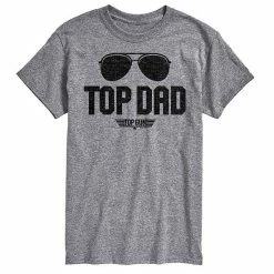 Licensed Character Men's Top Gun Top Dad Tee White