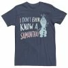 Licensed Character Men's Disney Frozen 2 Olaf I Don't Even Know A Samantha Tee -Licensed Character Shop unnamed file 10598
