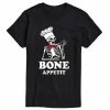 Licensed Character Men's Bone Appetit Skeleton Tee Black -Licensed Character Shop unnamed file 10603