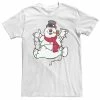 Licensed Character Big & Tall Frosty The Snowman Christmas Lights Portrait Tee -Licensed Character Shop unnamed file 1061