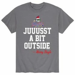 Licensed Character Men's Major League "Juuusst A Bit Outside" Baseball Tee Blue