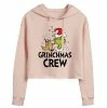 Licensed Character Juniors' Dr. Seuss's The Grinch Grinchmas Crew Cropped Graphic Hoodie -Licensed Character Shop unnamed file 1062