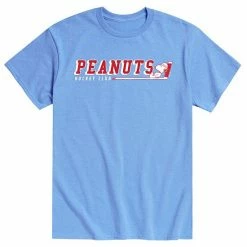 Licensed Character Men's Peanuts Hockey Club Snoopy Tee Blue -Licensed Character Shop unnamed file 10625
