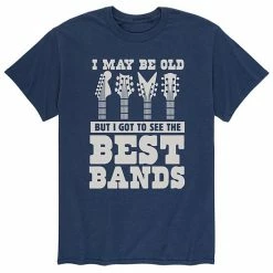 Licensed Character Men's I May Be Old Best Bands Tee Black -Licensed Character Shop unnamed file 10649