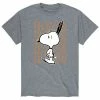 Licensed Character Men's Peanuts Boo Snoopy Scared Tee Grey -Licensed Character Shop unnamed file 10672