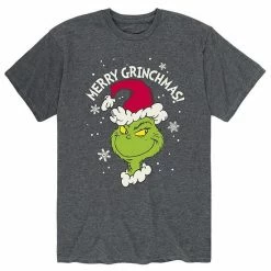 Licensed Character Men's Dr. Seuss The Grinch Grinchmas Tee Royal Blue