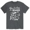 Licensed Character Men's You Had Me Beards Racecars Tee Heather Charcoal -Licensed Character Shop unnamed file 10709