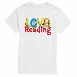 Licensed Character Men's Dr. Seuss Love Reading Tee Beige Khaki -Licensed Character Shop unnamed file 10728