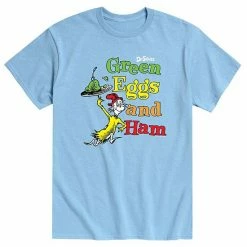 Licensed Character Men's Dr. Seuss Green Eggs & Ham Tee Grey -Licensed Character Shop unnamed file 10744