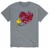 Licensed Character Men's Peanuts Woodstock Floral Heart Tee White -Licensed Character Shop unnamed file 10745
