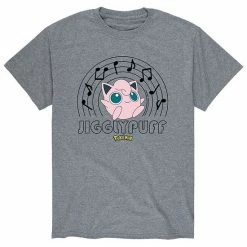 Licensed Character Men's Pokémon Jigglypuff Music Notes Tee Blue