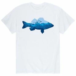 Licensed Character Men's Underwater Fish Fill Tee Grey -Licensed Character Shop unnamed file 10759