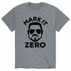 Licensed Character Men's The Big Lebowski Mark It Zero Tee Grey -Licensed Character Shop unnamed file 10769