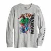 Licensed Character Boys 8-20 Marvel Avenger Captain America, Iron Man, Falcon, Hulk, Black Widow & Back Panther Long Sleeve Graphic Tee -Licensed Character Shop unnamed file 1077