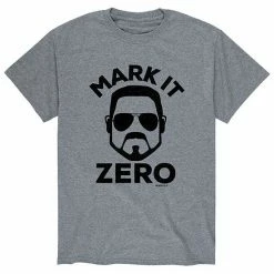 Licensed Character Men's The Big Lebowski Mark It Zero Tee Grey -Licensed Character Shop unnamed file 10771